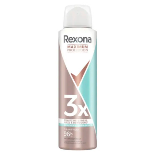Антиперспірант-спрей Rexona Maximum Protection Clean Fresh, 150 мл